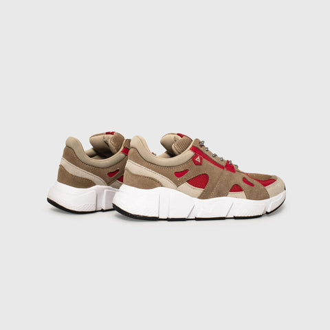  Switch - Tan Taupe Red - Woman-Switch-Asfvlt-Asfvlt Sneakers Sko Norge