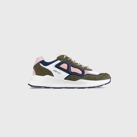 Concrete - White Olive Pink - Woman-Concrete-Asfvlt-Asfvlt Sneakers Sko Norge