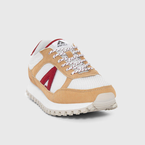  Chase - White Red - Woman-Chase-Asfvlt-Asfvlt Sneakers Sko Norge