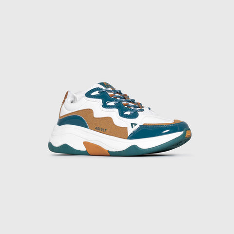  Onset - White Teal Copper Patent - Woman-Onset-Asfvlt-Asfvlt Sneakers Sko Norge